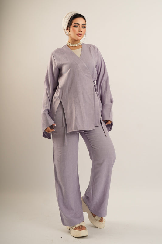 Zahra Suit - Parisian Purple