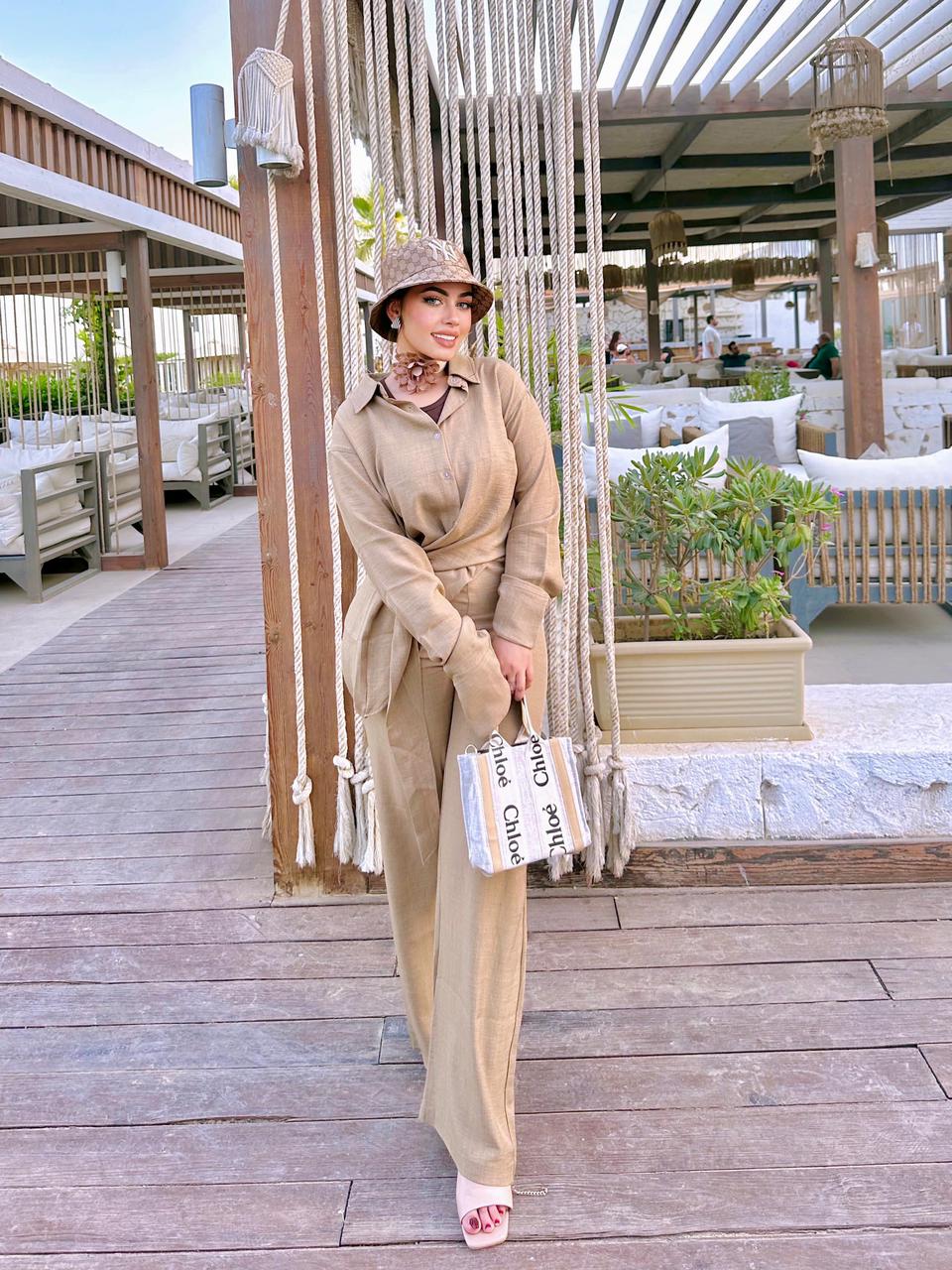 Talia Set - Tan Beige