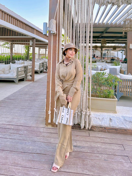 Talia Set - Tan Beige